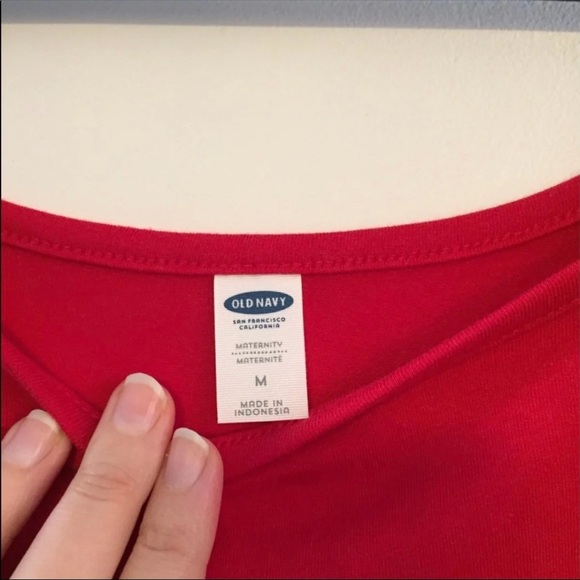 Old Navy- Maternity Medium Long sleeve dress black and red. Bundle of 2 - Picture 4 of 4